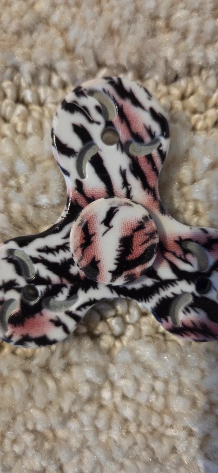 Vintage zebra striped spinner – photo 2
